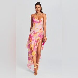 Retrofete 100% silk dress